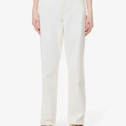 Paige Noella Straight-leg Mid-rise Stretch-cotton Jeans -Outlet Pique Style Store R04123068 TONALECRU ALT02