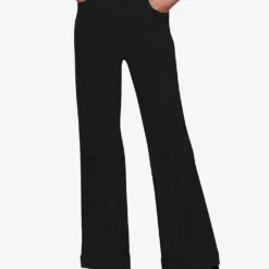 Whistles Lucy Flared-leg High-rise Stretch-denim Jeans -Outlet Pique Style Store R04124483 BLACK ALT02