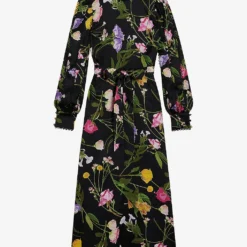 Ted Baker Arianya Scattered Bouquet-print Recycled-polyester Midi Dress