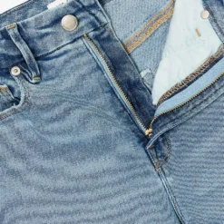 GOOD AMERICAN Good Curve Straight-leg Mid-rise Cotton-blend Jeans -Outlet Pique Style Store R04125884 INDIGO390 ALT06