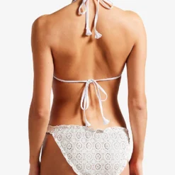 Ted Baker Layleta Frilled-trim Lace-effect Stretch-woven Bikini Bottoms 7 Ted Baker Layleta Frilled-trim Lace-effect Stretch-woven Bikini Bottoms -Outlet Pique Style Store R04126384 WHITE ALT03