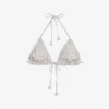 Ted Baker Lileth Frilled Triangle Stretch-woven Bikini Top