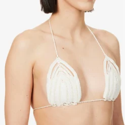 My Beachy Side X Emily In Paris Mimosa Knitted Bikini -Outlet Pique Style Store R04126886 SNOWWHITE ALT04