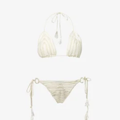 My Beachy Side X Emily In Paris Mimosa Knitted Bikini