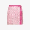 Missoni Sequinned Graphic-pattern Silk Mini Skirt