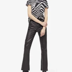 THE KOOPLES Zebra-print Cotton T-shirt -Outlet Pique Style Store R04127676 BLA28 ALT01