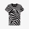 THE KOOPLES Zebra-print Cotton T-shirt