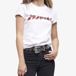 THE KOOPLES Logo-print Cotton T-shirt -Outlet Pique Style Store R04127682 WHI01 ALT02