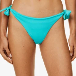 Max Mara Stefy Self-tie Mid-rise Bikini Bottoms -Outlet Pique Style Store R04127761 SKYBLUE ALT02