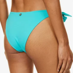 Max Mara Stefy Self-tie Mid-rise Bikini Bottoms -Outlet Pique Style Store R04127761 SKYBLUE ALT03