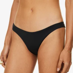 Max Mara Selma Seamless Mid-rise Bikini Bottoms 7 Max Mara Selma Seamless Mid-rise Bikini Bottoms -Outlet Pique Style Store R04127763 BLACK ALT02