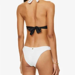 Max Mara Albina Triangle-cup Bikini Top -Outlet Pique Style Store R04127779 BLACK ALT03