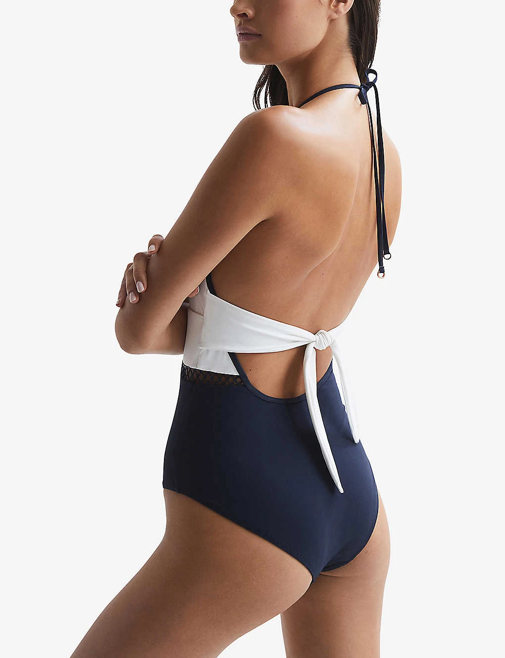 Reiss Ray Colourblock Stretch-nylon Swimsuit 4 Reiss Ray Colourblock Stretch-nylon Swimsuit - Image 4