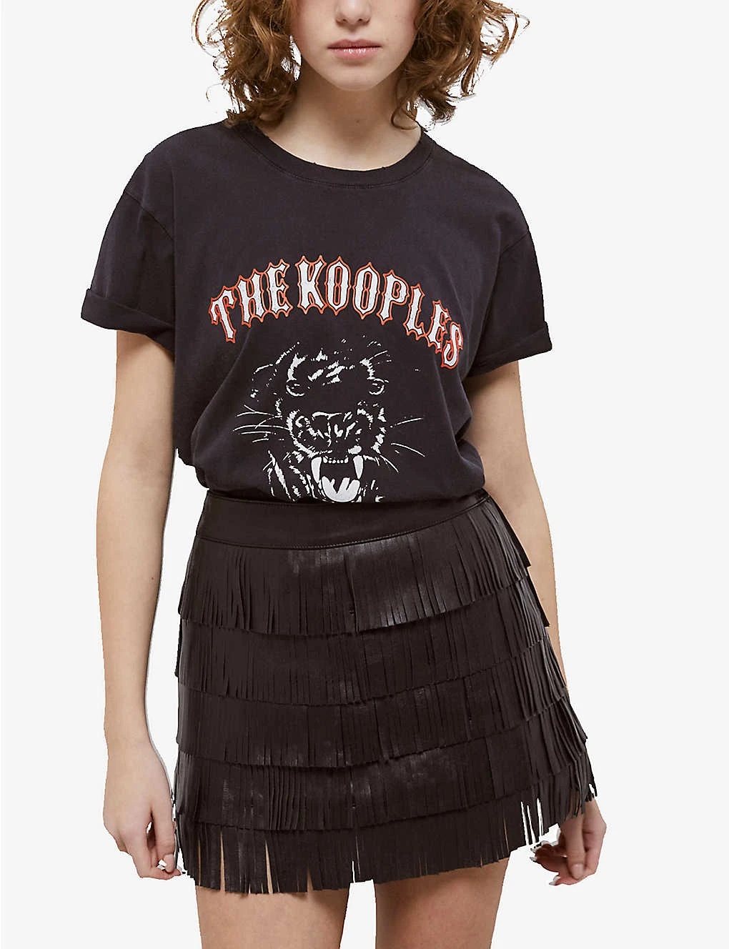 THE KOOPLES Tiger Screen-print Cotton-jersey T-shirt 5 THE KOOPLES Tiger Screen-print Cotton-jersey T-shirt - Image 5