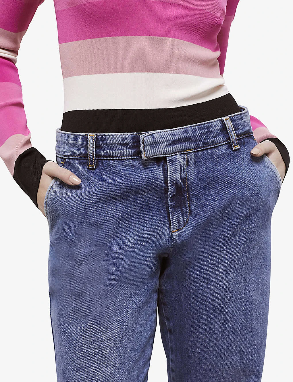 THE KOOPLES Low-rise Wide-leg Denim Jeans 5 THE KOOPLES Low-rise Wide-leg Denim Jeans - Image 5