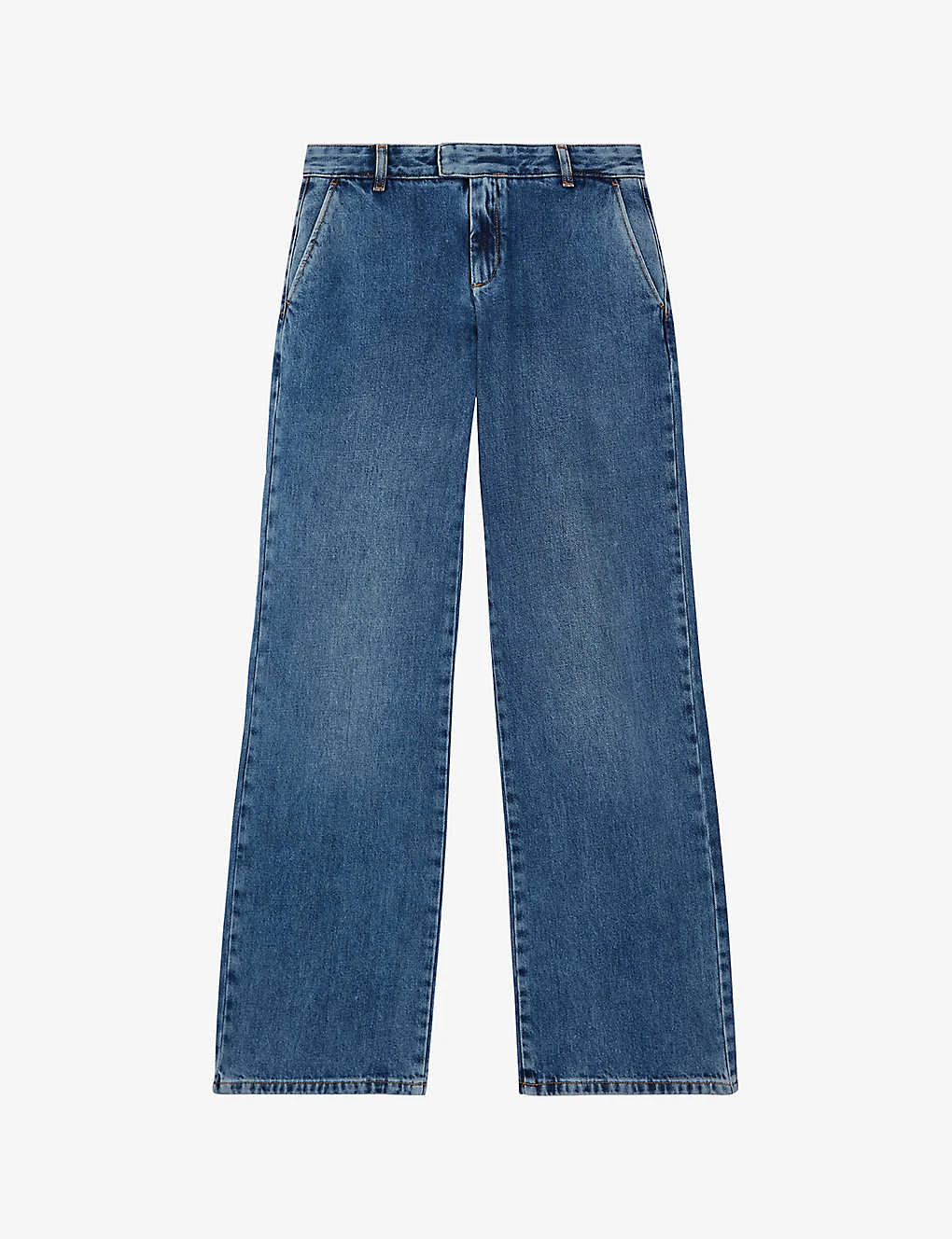 THE KOOPLES Low-rise Wide-leg Denim Jeans 1 THE KOOPLES Low-rise Wide-leg Denim Jeans