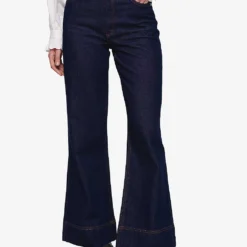 Hetchen Flared High-rise Organic-denim Jeans -Outlet Pique Style Store R04129981 INDIGO ALT02
