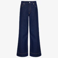 Hetchen Flared High-rise Organic-denim Jeans