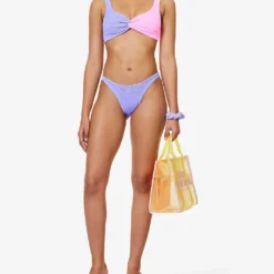 Duo Chelsea Twisted-knot Bikini 7 Duo Chelsea Twisted-knot Bikini -Outlet Pique Style Store R04130204 LILACBUBBLEGUM ALT01