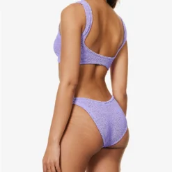 Julia Seersucker Bikini -Outlet Pique Style Store R04130306 LILAC ALT03