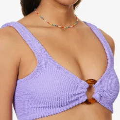 Julia Seersucker Bikini -Outlet Pique Style Store R04130306 LILAC ALT05