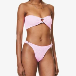 Nicole Seersucker Bikini 8 Nicole Seersucker Bikini -Outlet Pique Style Store R04130307 BUBBLEGUMSILVER ALT02