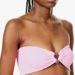 Nicole Seersucker Bikini 11 Nicole Seersucker Bikini -Outlet Pique Style Store R04130307 BUBBLEGUMSILVER ALT05