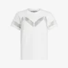 AllSaints Lina Lace-trim Cotton T-shirt