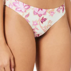 Seafolly Silk Road Floral-print Bikini Bottoms 9 Seafolly Silk Road Floral-print Bikini Bottoms -Outlet Pique Style Store R04131514 PARFAITPINK ALT04