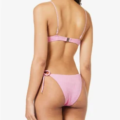 Seafolly Sea Dive Textured Triangle Bikini Top -Outlet Pique Style Store R04131526 PARFAITPINK ALT03