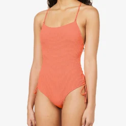 Seafolly Sea Dive Textured Swimsuit -Outlet Pique Style Store R04131529 MANDARIN ALT02