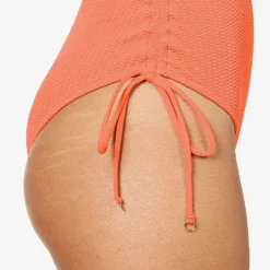 Seafolly Sea Dive Textured Swimsuit -Outlet Pique Style Store R04131529 MANDARIN ALT04