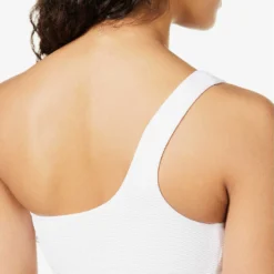 Seafolly Sea Dive One-shoulder Bikini Top 9 Seafolly Sea Dive One-shoulder Bikini Top -Outlet Pique Style Store R04131531 WHITE ALT04