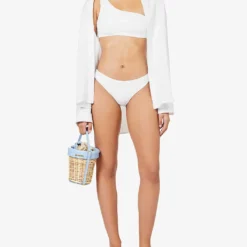 Seafolly Sea Dive Mid-rise Bikini Bottoms 6 Seafolly Sea Dive Mid-rise Bikini Bottoms -Outlet Pique Style Store R04131532 WHITE ALT01