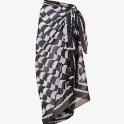 Seafolly Modern Take Abstract-print Cotton Sarong