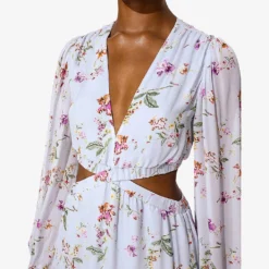 By Malina Hollie Floral-print Woven Maxi Dress -Outlet Pique Style Store R04133219 SOFTFLORALSKYBLUE ALT02