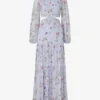 By Malina Hollie Floral-print Woven Maxi Dress
