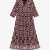 Ikks Boho-print Woven Maxi Dress