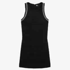 THE KOOPLES Chain-trim Knitted Cotton-blend Mini Dress