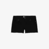 THE KOOPLES Embroidered Cut-off Denim Shorts