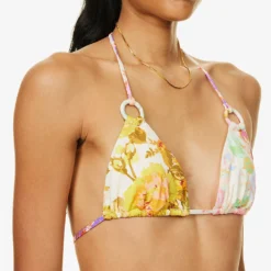 Zimmermann Raie Floral-print Bikini Set -Outlet Pique Style Store R04136570 SPLICED ALT04