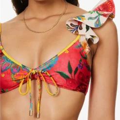 Zimmermann Ginger Frill Ruffled-shoulder Bikini -Outlet Pique Style Store R04136575 SPLICED ALT04