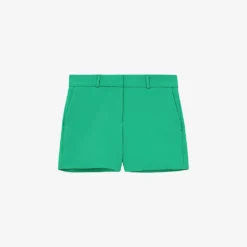 THE KOOPLES Tailored Mid-rise Woven Shorts -Outlet Pique Style Store R04136826 GRN01 M