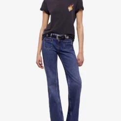 THE KOOPLES Graphic-print Cotton-jersey T-shirt -Outlet Pique Style Store R04137031 BLA55 ALT01