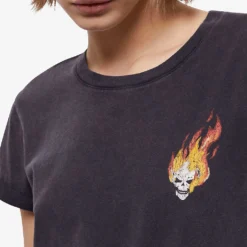 THE KOOPLES Graphic-print Cotton-jersey T-shirt -Outlet Pique Style Store R04137031 BLA55 ALT04