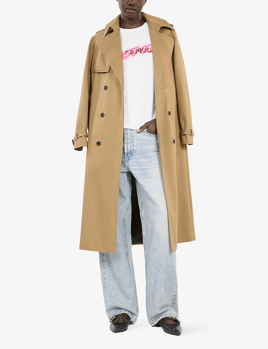 THE KOOPLES 'What Is?' Logo-print Cotton-jersey T-shirt 2 THE KOOPLES 'What Is?' Logo-print Cotton-jersey T-shirt - Image 2