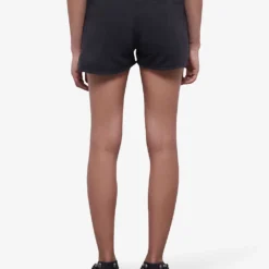 THE KOOPLES Logo-embroidered Drawstring-waist Cotton Shorts -Outlet Pique Style Store R04137387 BLA55 ALT03