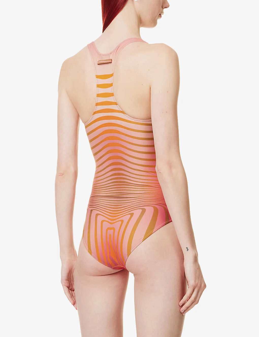 Jean Paul Gaultier Abstract-print Racerback Swimsuit 4 Jean Paul Gaultier Abstract-print Racerback Swimsuit - Image 4