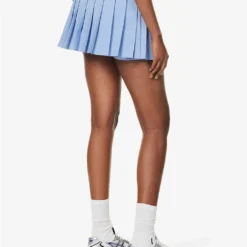 P.E NATION Volley Pleated Stretch-recycled Polyester Mini Skirt -Outlet Pique Style Store R04137936 LAVENDERLUSTRE ALT03