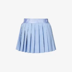 P.E NATION Volley Pleated Stretch-recycled Polyester Mini Skirt
